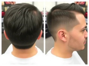 Side-Swept Crew Cut