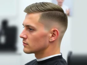 Tapered Sides Crew Cut