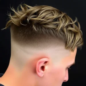 Messy Crew Cut Fade