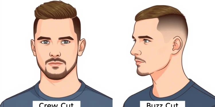 Crew Cut vs Buzz Cut