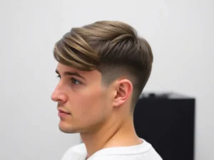 Side-Swept Crew Cut