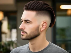 Side Swept Crew Cut