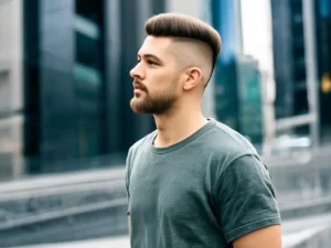 Crew Cut with Beard Fade