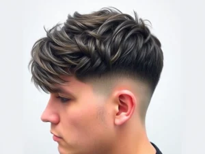 Textured Crew Cut Low Fade