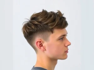 Crew Cut with Textured Top
