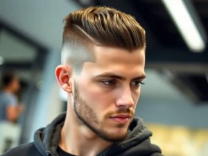 Classic High Fade Crew Cut Hairstyle