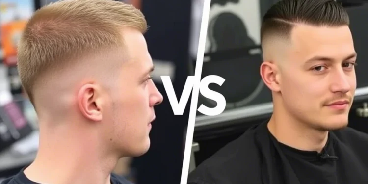 Crew Cut vs Taper Fade