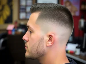 Short Messy Crew Cut