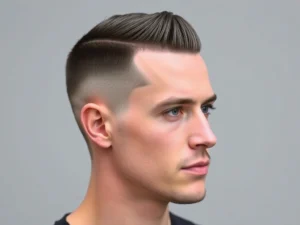 Short Crew Cut With High Fade