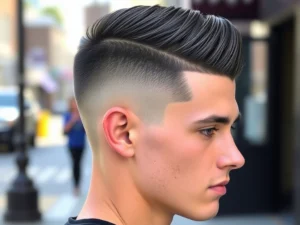 High Fade Crew Cut Textured