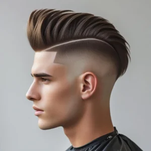 Faux-Hawk Long Crew Cut