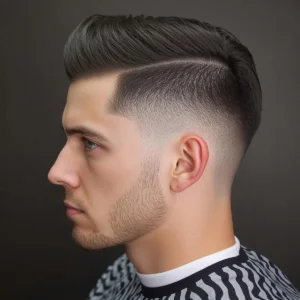 Long Crew Cut with Fade