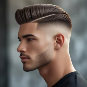 Side-Swept Male Crew Cut