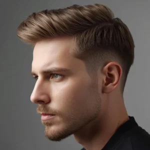 Textured Long Crew Cut