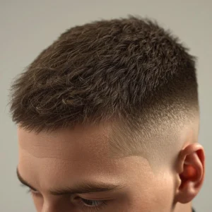 Textured Short Crew Cut