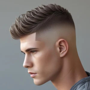 Textured Tapered Crew Cut