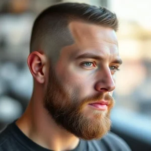 Buzz Crew Cut with Beard