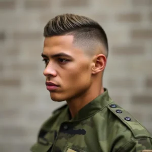 Military Buzz Crew Cut
