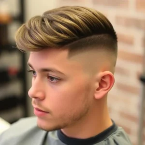 Temple Fade Crew Cut