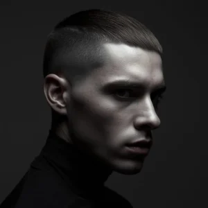 Guys Crew Cut with Fade