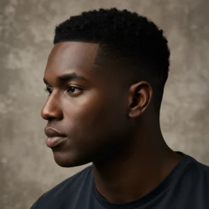 High Top Crew Cut Black Men