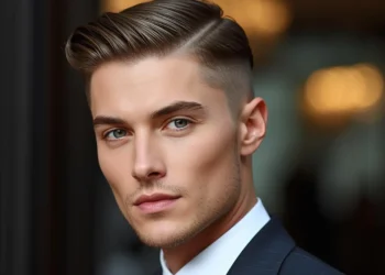 Side Swept Crew Cut for Professionals