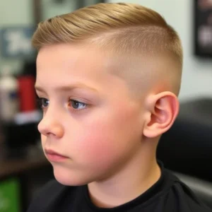 High Fade Boys Crew Cut