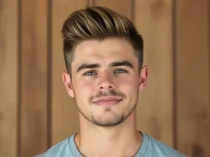 Crew Cut for Round Face