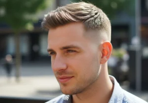 Crew Cut with Low Fade