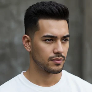 French Crew Cut with Fade