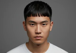 Crew Cut Asian with Fringe
