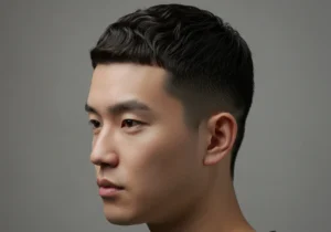 Crew Cut Asian for Wavy Hair