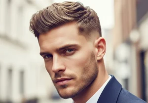 Medium Crew Cut for Wavy Hair