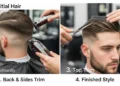 medium crew cut with steps