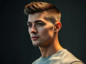 Crew Cut with Razor Fade