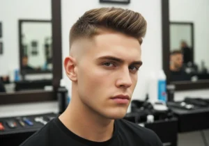 High Fade Undercut Crew Cut