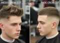 Messy Crew Cut vs Fade Crew Cut