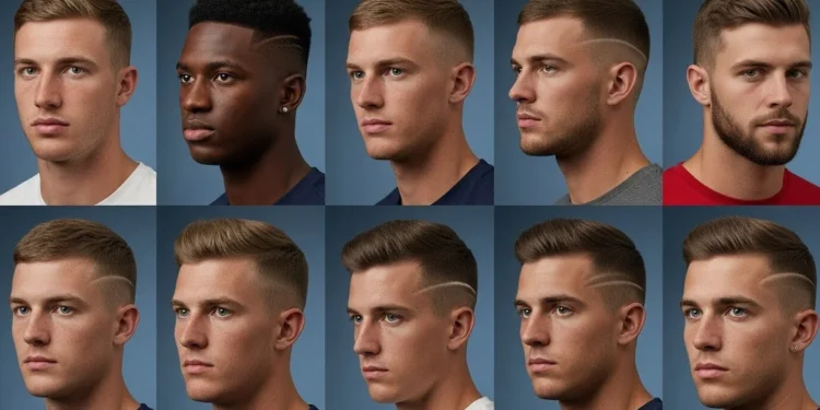 Short Crew Cut Inspiration from Football Stars